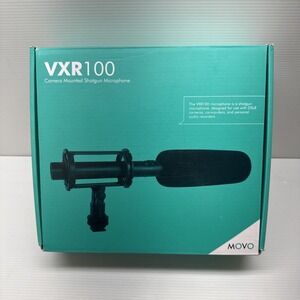 MOVO VXR100 Professional 11" Supercardioid Condensor Shotgun Microphone Kit-READ